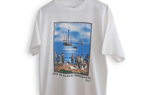 vintage political shirt / native american shirt /… - image 2