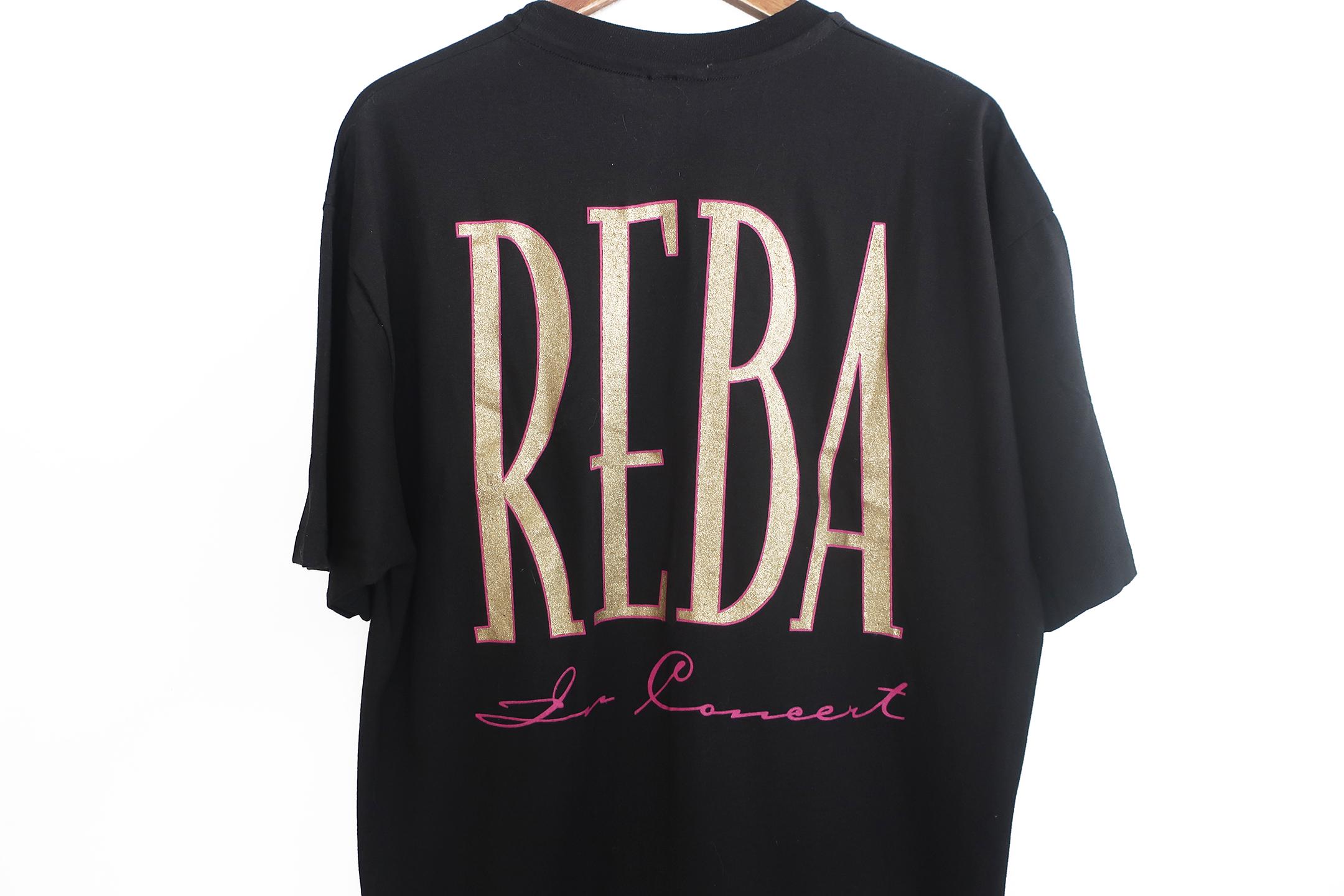 Reba Tシャツ Mサイズ 黒 ヴィンテージバンドTシャツ / 90年代 Reba シャツ / 1990年代 Reba