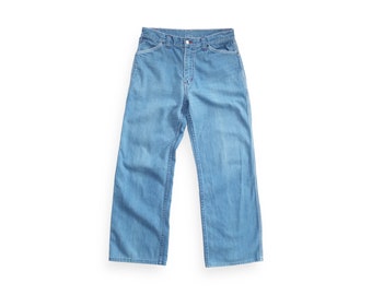 Vintage Levis Pants / Corduroy Pants / 1980s Levis 519 Straight 