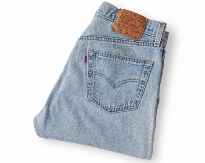Vintage Levis 501 / Faded Levis / 1990s Levis 501 Distressed Faded ...