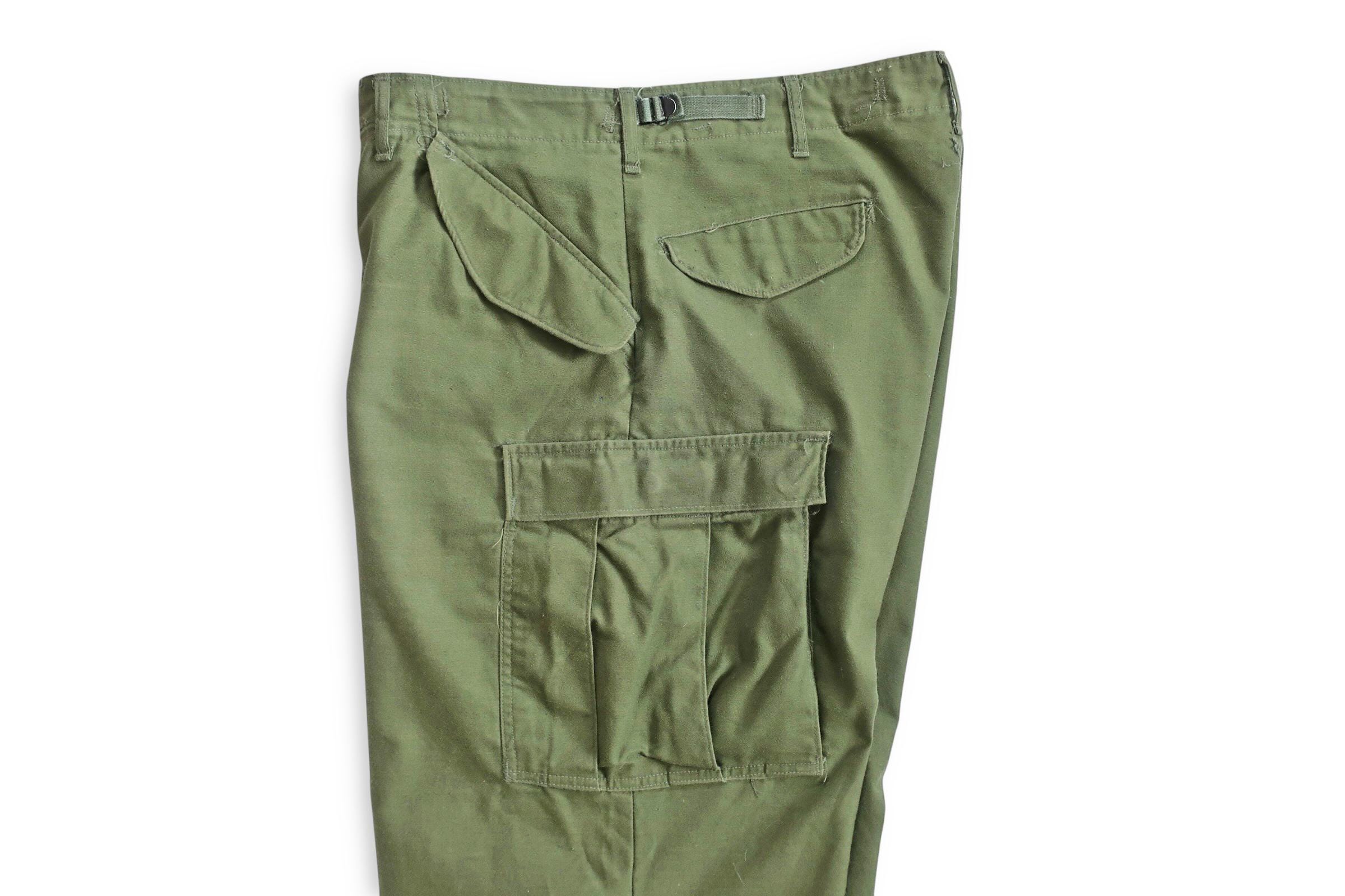 Vintage Army Pants / M65 Field Trousers / 1970s Vietnam War US