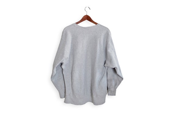 reverse weave sweatshirt / blank sweatshirt / 199… - image 5