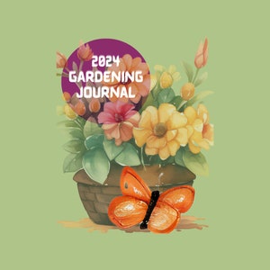 2024 Garten Kalender zum Ausdrucken