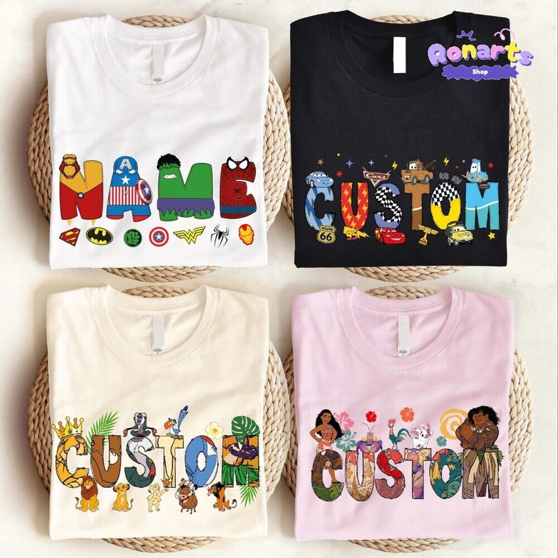 Personalized Disneyland Family Trip 2026 Shirt, Walt Disneyworld Shirt, Disneyland Family Matching Tee, Disneyland characters image 2
