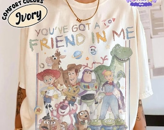 Comfort Colors Toy Story 1995 Shirt, Woody Buzz Lightyear Pixar Fest, You've Got A Friend In Me Shirt, WDW Disneyland Family Trip Shirt 2026