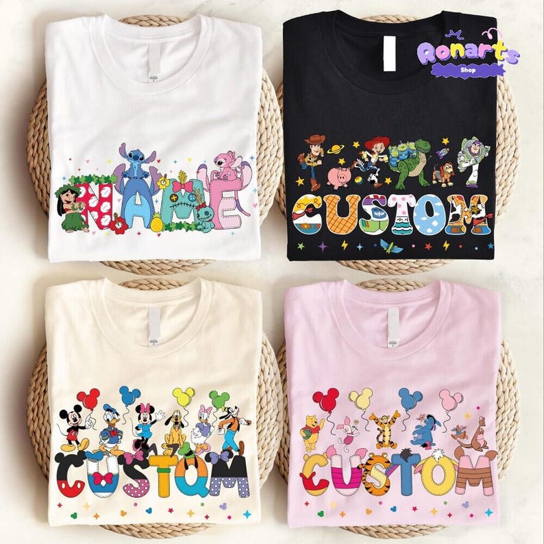Personalized Disneyland Family Trip 2026 Shirt, Walt Disneyworld Shirt, Disneyland Family Matching Tee, Disneyland characters image 1