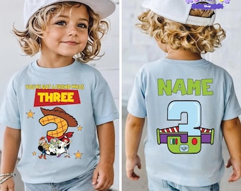 You've got a friends who's three, Toy Story Inspired 3rd Birthday Shirt, Infinity and Beyond Party, Buzz Lightyear Shirt, Woody Shirt