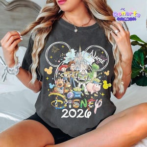 Disneyland Trip 2026 Shirt, Disneyland Movie Family Shirts, Mickey And Friesnds Shirt, Disneyland Family Matching Shirt, Magical Castle Tee image 4