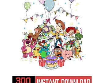 Toy Story Geburtstag png Disneyland Birthday Boy png Woody Buzz Lightjahre Jessie Geburtstag png for Kids