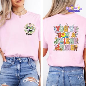 Custom Toy Story Family Matching Shirts, Personalized Woody Shirt, Jessie Rex Slinky Alien Matching Group Tees, Buzz Lightyear Shirt image 5