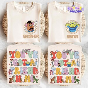 Toy Story Family Matching Shirt, Disneyland Custom Family Trip Shirt, Buzz Lightyear Boy Shirt, Woody Dad T-shirt, Jessie Mom Shirt image 3