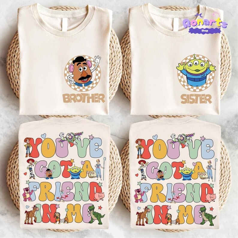 Toy Story Family Matching Shirt, Disneyland Custom Family Trip Shirt, Buzz Lightyear Boy Shirt, Woody Dad T-shirt, Jessie Mom Shirt image 3