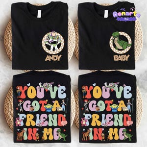 Toy Story Family Matching Shirt, Disneyland Custom Family Trip Shirt, Buzz Lightyear Boy Shirt, Woody Dad T-shirt, Jessie Mom Shirt image 2