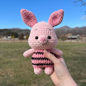 Grisvirkmönster PDF, Minigris Amigurumi, Sömfri Plyschgos, Söt Nasseleksak, Nybörjarbondgårdsdjur, Handgjord Gåva, Omedelbar Nedladdning