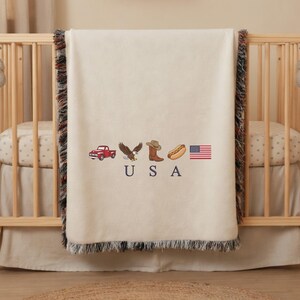 USA Mini Icons Stickdatei, USA Flagge Stickdatei, Western USA Pes DST Bild 3