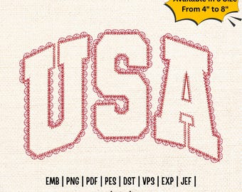 250th Amerikanische Applikations-Stickerei, Patriotic USA 1776–2026 Stickdatei, 4th of Jul Applikations-Stickerei, Coquette Flaggen-Maschine