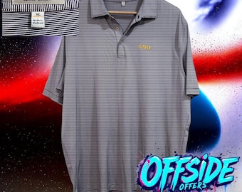 LSU Tigers Herr XL Peter Millar Sommarkomfortpolo Kortärmad