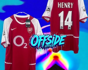 Arsenal Henry #14 hemmatröja 2004 Ikonisk säsong 2004