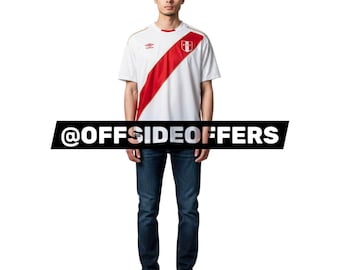 Peru Home Soccer Jersey World Cup 2018 Size Small