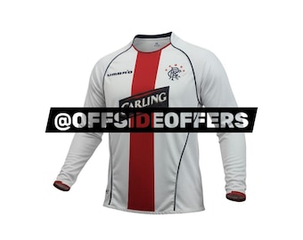 Umbro Glasgow Rangers Jersey 2005/06 Season Long Sleeve Away Shirt Size Medium