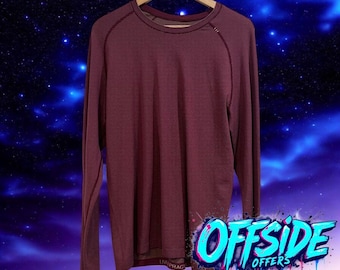 Lululemon Herrskjorta Stor Långärmad Live In Practice Athletic