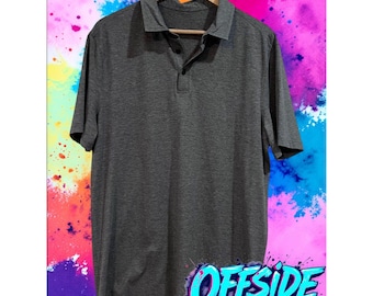 Lululemon Grey Casual Polo Mens Medium