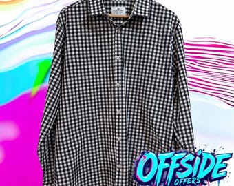 Mizzen + Main XXL Trim Fit Gingham Check Button Down