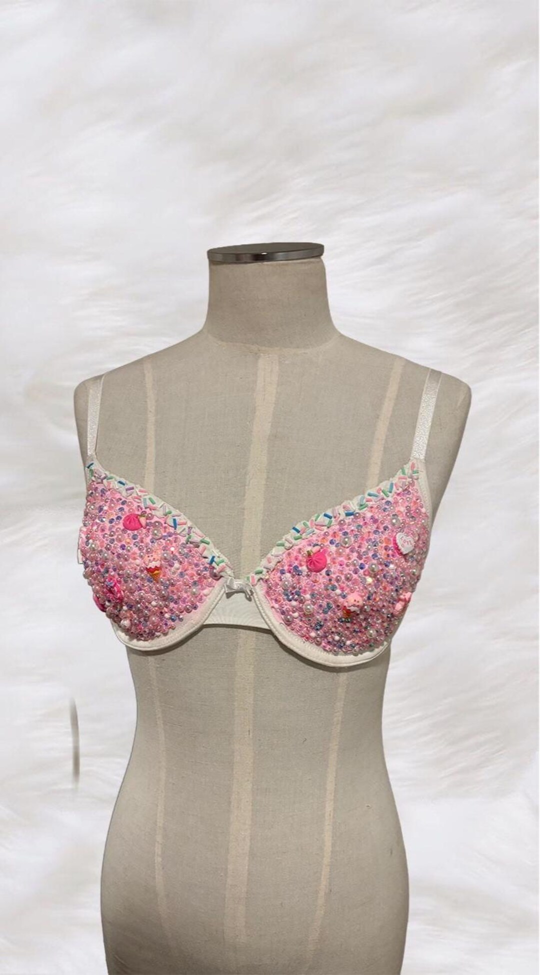 Handmade Rinestone Candy Rave Bra - Etsy