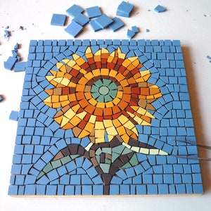 KIT mosaico CON STRUMENTI 'Girasole' * 13 bellissimi colori all'interno !!