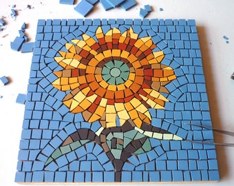 KIT mosaico CON STRUMENTI 'Girasole' * 13 bellissimi colori all'interno !!