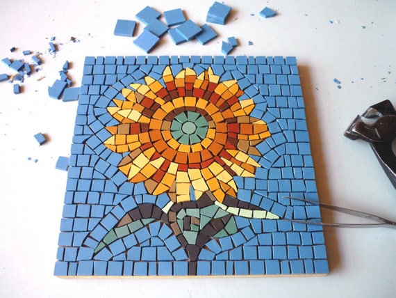Sunflower mosaic kit