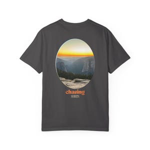 Yosemite Sunset Valley Photo tee | Chasing Sunsets graphic T-Shirt