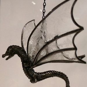 Dragon Hanging Stained Glass Sun Catcher image 3