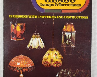 Lampes et terrariums en vitrail, par Luciano, livre de modèles de vitraux # SG957