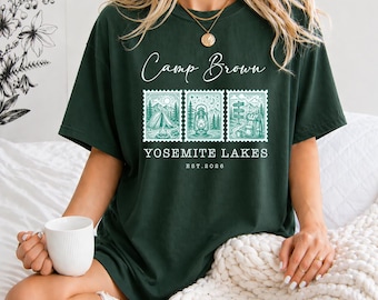 Personalized Camp Bachelorette Hoodie, Custom Camp Name and Location Sweatshirt, Bride Squad Camping Hoodie, Girls Trip Hoodie Gift