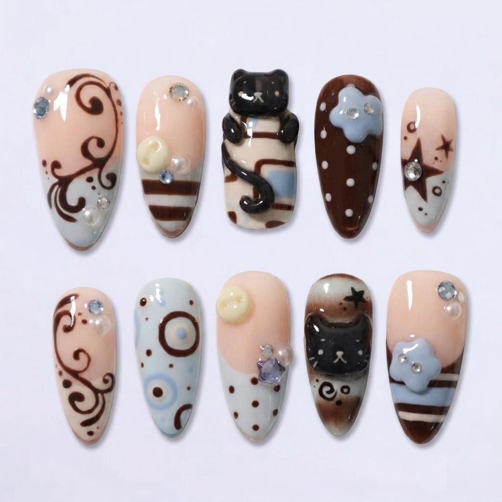 アクリルネイル＆ネイルチップ - Etsy 日本