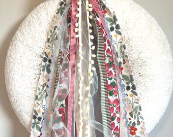 Summer Rifle Paper Co Strawberry Fields Wreath Ribbon bundle