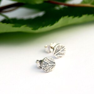 Puede incluir: Un par de pendientes de plata con dise&ntilde;o de hoja. Los pendientes son peque&ntilde;os y delicados, y ser&iacute;an un gran regalo para alguien que ama la naturaleza.