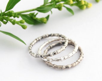 Bague branche d'érable - bague branche en argent - bague en argent - bague en argent - bague en argent sterling - bague branche - bague en argent sterling - bague botanique