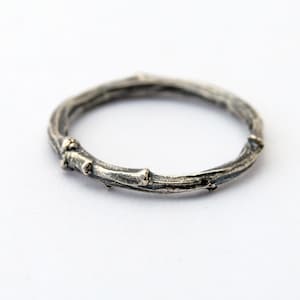 Silver branch ring. sterling silver ring.  silver willow. twig ring. branch ring