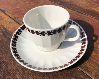Vintage Arabia Elvikki Espresso Cups and Saucers