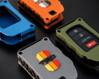 Non-Glass Back! Toyota Compatible Key Fob Case | Personalized TRD Style | Fits Tundra Tacoma 4Runner (New Gen) & More