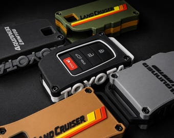 Glass Back Only! Toyota Compatible Key Fob Case | Personalized TRD Style | Fits Tundra Tacoma 4Runner (New Gen) & More