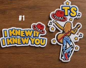 Toy Story 5 I Knew It I Knew You Embroidered Patch, Jessie Inspired Cowboy Hat Patch, Iron On Western Cowgirl Patch