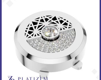 Mens Jewelry Diamond Shirt Button, Art Deco Jewelry, Groom Accessory, Gift for Men, Wedding Party Gift, Custom Button