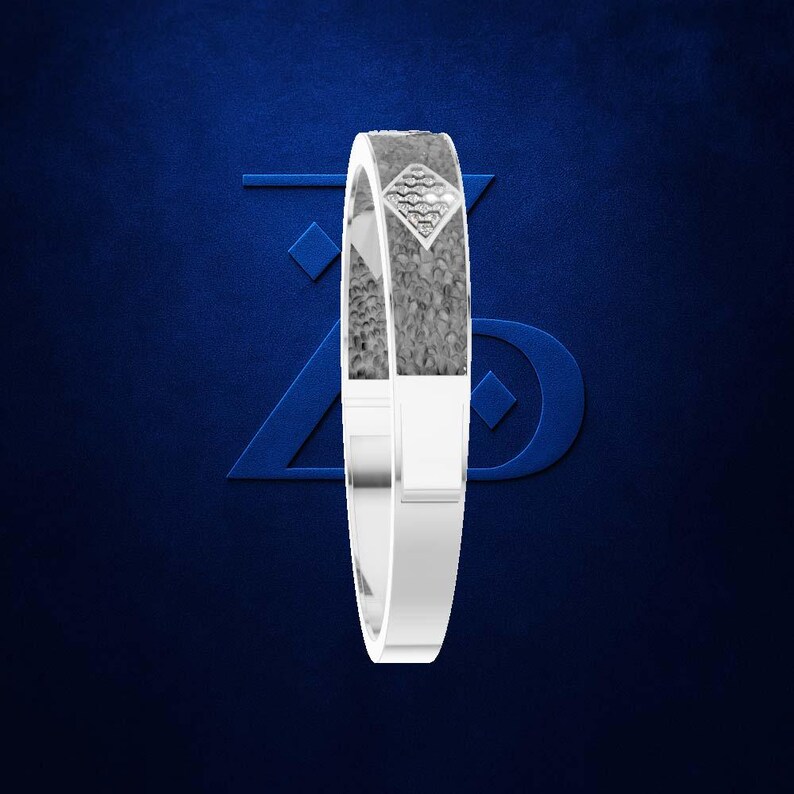 Pave Set Diamond Bracelet for Men