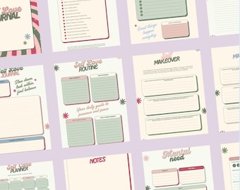 Self Love Journal Planner Workbook Template