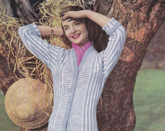 On Sale - Stitchcraft Magazine 1950s Knitting Pattern, Embroidery, Needlework Pattern Book