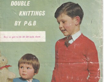 Patrón de punto para cárdigan infantil vintage de los años 40 (PDF)