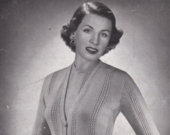 On Sale - Vintage 1940s - Paton's Knitting Pattern No 343 For Women/Ladies - Original Pattern